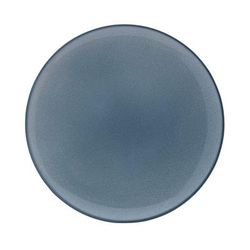 Mikasa Hospitality 5302685 8 1/2" Round Canvas Coupe Plate - Porcelain, Still Water, Blue, Case of 24