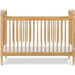 Namesake Liberty 3-in-1 Convertible Spindle Crib w/Toddler Bed Conversion Kit - Honey