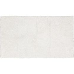 Wide Width Classic Cotton Ii Bath Rug by Mohawk Home in White (Size 21" W 34" L)