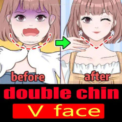 Crema doppio mento viso a forma di V