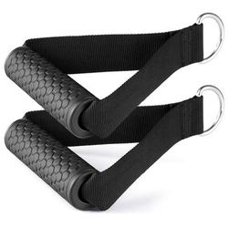 TEMU Heavy Duty Resistance Band Handles: Cable Machine Attachments Exercises With Solid Abs Core For Strength Training