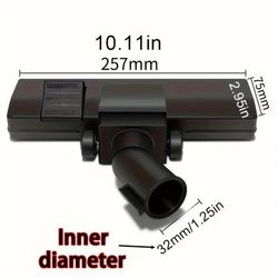 TEMU 1pc Vacuum Cleaner Floor Nozzle, Black 32- Base Laminate Universal Useful Things For Kitchen Parts Accessories, Household Supplies
