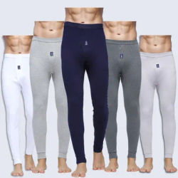 Autumn Winter New Pure Cotton Autumn Pants Slim Fit Men's Leggings Middle and Old Age Thread Pants Cotton Sweater Pants