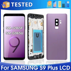 S9 Plus For Samsung Tested S9+ G965F G965U G965W G9650 G965U1 LCD Display Touch Screen Digitizer