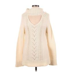 St. Roche Wool Pullover Sweater: Ivory - Women's Size Medium