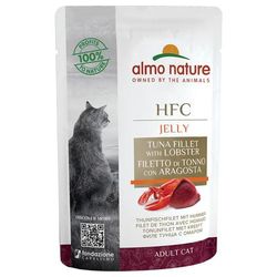 24x55g Tuna with Lobster Jelly Pouches HFC Almo Nature Wet Cat Food