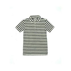 Crewcuts Short Sleeve Polo Shirt: Ivory Tops - Kids Boy's Size 12