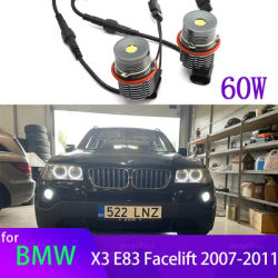 Angel Eyes Halo Ring LED lampadine per fari bianche per BMW E83 X3 lifting 2007 2008 2009 2010 2011