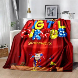 THE AMAZING DIGITAL CIRCUS Cartoon coperta Warm flanella coperte Soft Cozy coperta divano coperta da