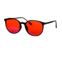 Occhiali rossi occhiali rosso blu chiaro per un sonno migliore occhiali con blocco della luce blu