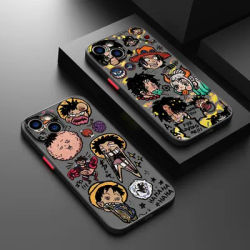 Custodia per telefono Zoro Art One Pieces per iPhone 15 14 13 12 11 Pro Max mini XS XR X 8 Plus SE