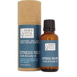 Source Vital Apothecary Stress Relief Bath & Body Oil - 3.65 FL. OZ.