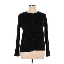 Max Studio Cardigan Sweater: Black - Women's Size X-Large