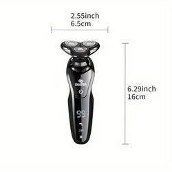 TEMU Electric Razor For Men, 3d Mens Electric Shaver, Rechargeable Rotary Shaving Machines, Father's Day Gift For Father Dad Men Husband Boyfriend, Father's Day Gift