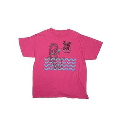 Jolie & Joy Short Sleeve T-Shirt: Pink Tops - Kids Girl's Size 10