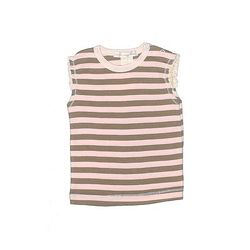 Little Mush Baby Tank Top Pink Stripes Mock Tops - Size 6 Month