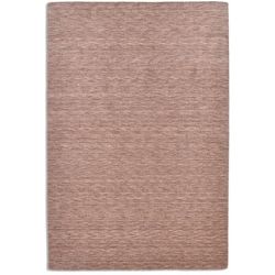 Tappeto tessuto a mano in lana vergine - beige - 60x90 cm