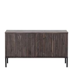 Mobile TV in frassino marrone con struttura in metallo