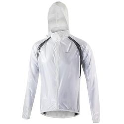 Per uomo Antivento Giacca da ciclismo Giacca anti-pioggia Alta visibilità Impermeabile Antivento Traspirante Bicicletta Giacca Bambini Ciclismo da montagna Cicismo su strada Bici da città Bianco