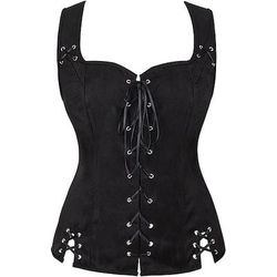 Retrò Vintage Medievale Rinascimento Corsetto Pirata Vichingo Elfico Costume Per donna Celtico Costumi da pirata Fantasia Halloween Carnevale Mascherata Casual Quotidiano LARP Fiera Rinascimentale