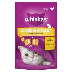45g Whiskas Groom & Care Chicken Cat Treats