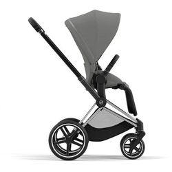 Cybex Priam 4 Stroller (One Box) - Chrome / Black / Soho Grey