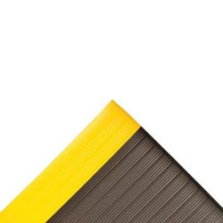 NoTrax 410R0536BY Airug Anti-Fatigue Floor Mat - 3' x 30', 5/8" Thick, Black/Yellow