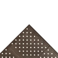 NoTrax T23S0028BL Multi-Mat II Grease-Resistant Floor Mat, 2' x 8', 3/8" Thick, Black