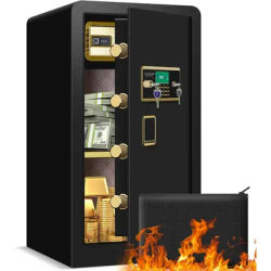 5.0 Cu ft Extra Large Heavy Duty Home Safe Fireproof Waterproof, Anti-Theft Digital Home Security