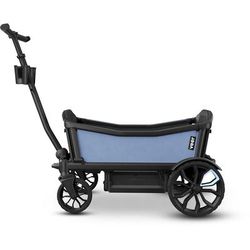 Veer All-Terrain Cruiser XL (4 Seater) Stroller Wagon + Sidewall Kit Bundle - Blue Beryl