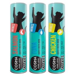 72g Mixed Pack 3 Varieties Cosma Snackies Minis Cat Snacks