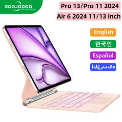 Magic Keyboard for iPad Pro 2024 case iPad Air 2025 for iPad Pro 13 Pro 11 inch for iPad Air 4 Air 5 10.9 iPad 10th generation