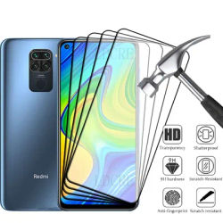 4Pcs For Xiaomi Redmi Note 9 Glass Redmi Note 9 4G Tempered Glass Full Cover Glue 9H HD Screen Protector For Redmi Note 9 Note9