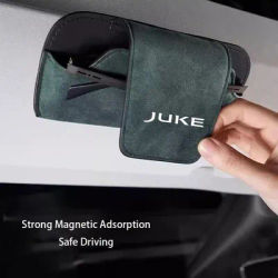 Per Nissan Juke Porta occhiali per auto Clip Accessori Decorazione interna Custodia Cover Organizer per occhiali Custodia per occhiali da sole