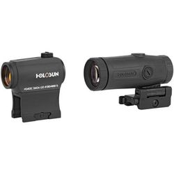 Holosun HS403C 3x28mm Micro Red Dot And HM3X Magnifier Combo Pack Black HS403C+HM3X