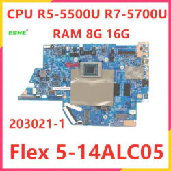For Lenovo Ideapad Flex 5-14ALC05 Laptop Motherboard With R3 R5 R7 CPU 8GB 16GB RAM 19793-1M 203021-1 5B21B84992 5B21B84991