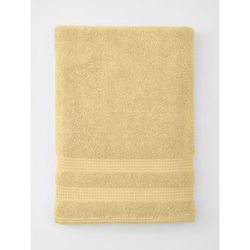 Waffle Quick Dry Bath Sheet by BrylaneHome in Maize