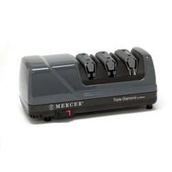 Mercer Culinary M10000 3 Stage Electric Knife Sharpener - Black, Three stage
