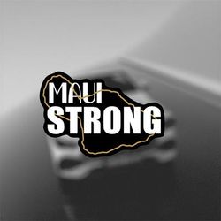 Maui Strong Lahaina Banyan Hawaiian Islands Tree Sticker, Vinyl Art Stickers Decal For Laptop, Guitar, Motorcycle, Bike, Skateboard, Luggage