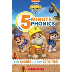 PAW Patrol: Rubble & Crew: 5-Minute Phonics (paperback) - by Pamela Chanko