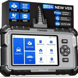 Topdon Ad500 Car Diagnostic Tool Auto Obd2 Scanner Code Reader Srs Abs Pcm Tcm Obd2 Diagnostic Tools Vs Ad600 Ad500s Ad600s