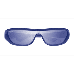Unisex s geometric Shiny Blue Eco Friendly,Plastic Prescription sunglasses - Eyebuydirect s Ray-Ban RB4431 Xan