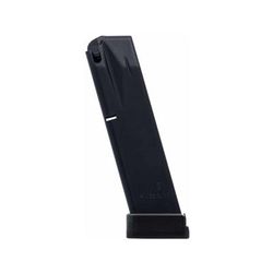 Mec-Gar Magazine BERETTA Competition 92FS/ 92G/ 92X/ M9 9mm Luger 20 Round Anti-Friction Coated Black 1 Pack MGPB9220M-20RD