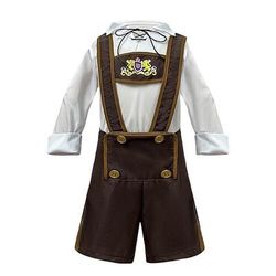 Oktoberfest Vestito Dirndl Lederhosen Bavarese Cameriera Tedesco Monaco di Baviera Prati Ragazzi Ragazze Panno in stile tradizionale
