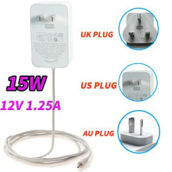 15W Charger for Amazon Echo Pop (newest model) 12V 1.25A Power Adapter for Echo Dot 3rd/4th ,Echo Show 5(2nd Gen) Power Cord