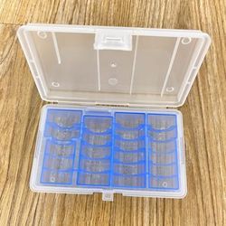 Coin Storage Box, With Lid Coin Ticket Separator Storage Box Change Box 1 Pack