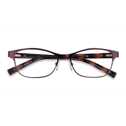Female s horn Matte Brown Metal Prescription eyeglasses - Eyebuydirect s Armani Exchange AX1010