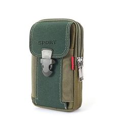 marsupio multiuso in tela da uomo - marsupio impermeabile per telefono da esterno per viaggi, escursioni e uso quotidiano