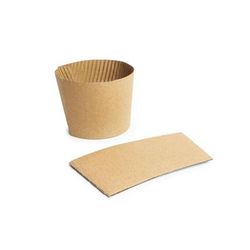 Vegware Q2 Large Cup Sleeves, Brown