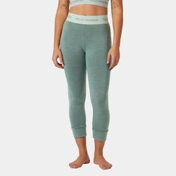 Helly Hansen Women's Lifa Merino Midweight 3/4 Ski Trouser Green M